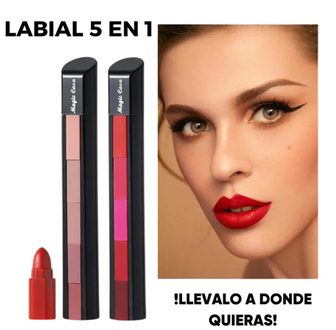 Image of LABIAL 5 EN 1 LIPSTICK | ENVIOS GRATIS GRATIS 2X1